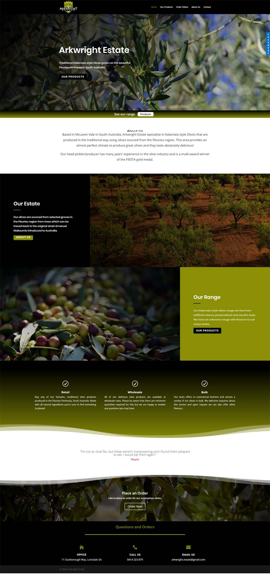 Website Design Adelaide - Farms